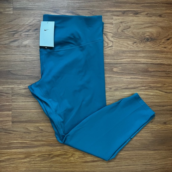 *NWT* Nike One Women’s Mid Rise Teal Full Length Leggings Size 2XL - Picture 1 of 7
